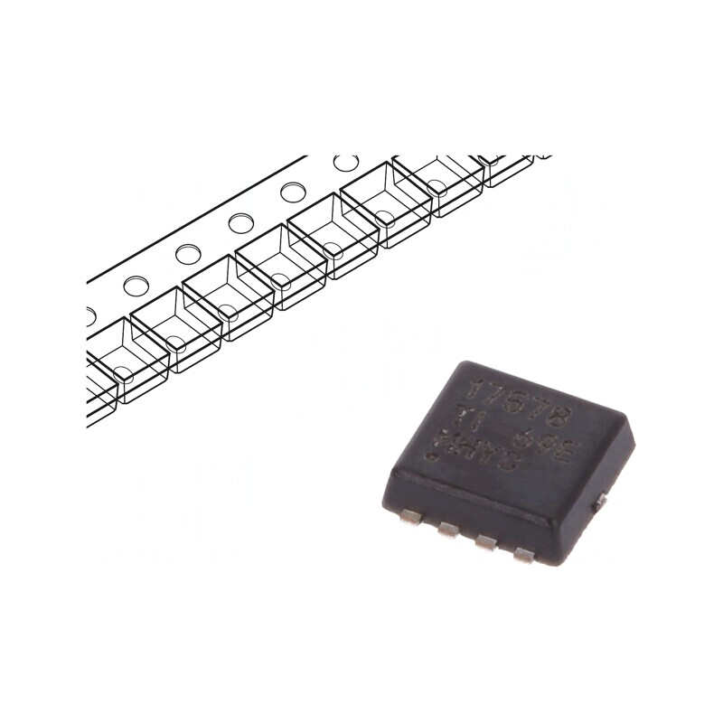 N-MOSFET 30V 20A 37W VSONP8 3.3x3.3mm Tranzistor | Electronic-mag.ro | Componente Electronice