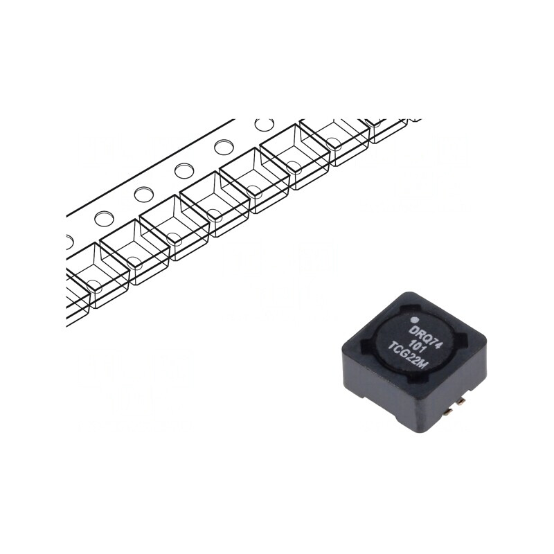 Inductor SMD 100uH 860mA 20% | Electronic-mag.ro | Componente Electronice