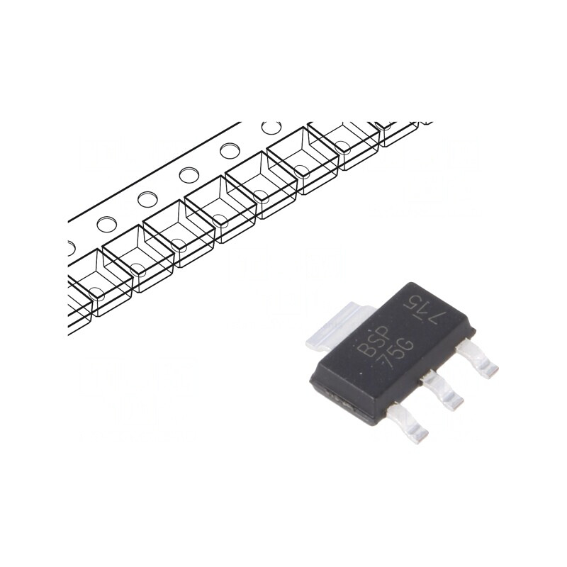 Power Switch Low-Side 1.6A N-Channel SMD SOT223 | Electronic-mag.ro | Componente Electronice