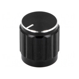 Buton Rotativ Aluminiu Termoplast 6mm | Electronic-mag.ro | Componente Electronice