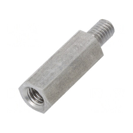 Piuliţă-distanţieră filetată 25mm M6 | Electronic-mag.ro | Componente Electronice