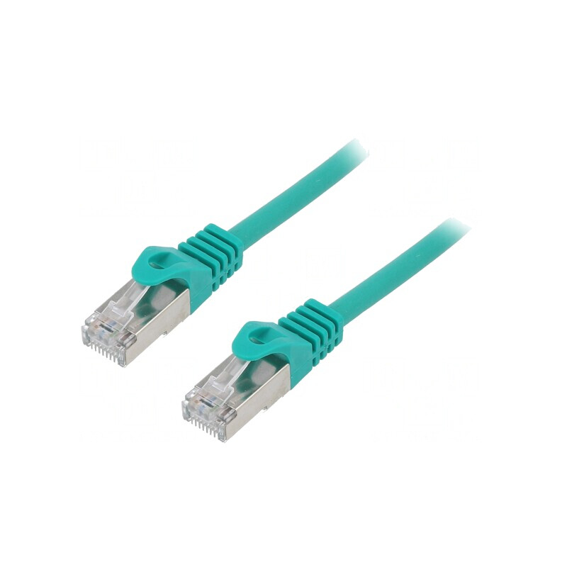 Patch Cord F/UTP Cat6 Verde 0.5m RJ45 | Electronic-mag.ro | Componente Electronice