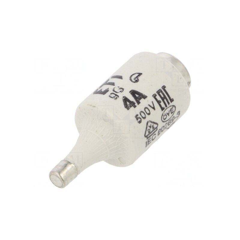 Siguranță ceramică gG 4A 500V DII D | Electronic-mag.ro | Componente Electronice