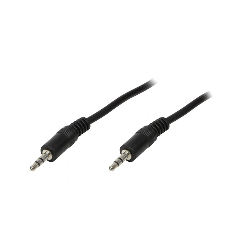 Cablu Audio Jack 3,5mm 200mm Negru | Electronic-mag.ro | Componente Electronice