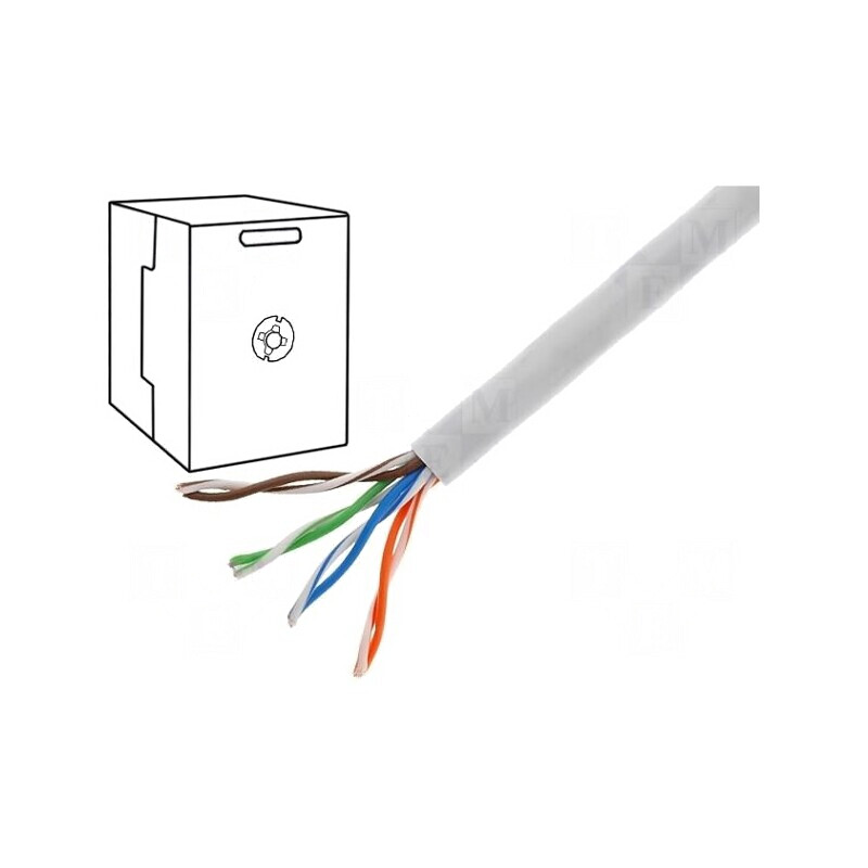 Cablu UTP Cat 5e 305m Gri | Electronic-mag.ro | Componente Electronice Cablu UTP Cat 5e 305m Gri | Electronic-mag.ro | Componente Electronice