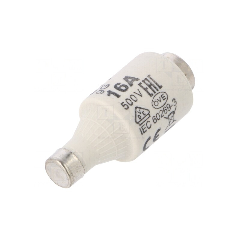 Siguranță ceramică gG 16A 500V DII | Electronic-mag.ro | Componente Electronice