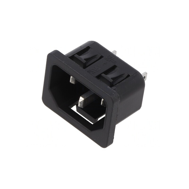 Conector alimentare AC 10A 250V IEC 60320 | Electronic-mag.ro | Componente Electronice