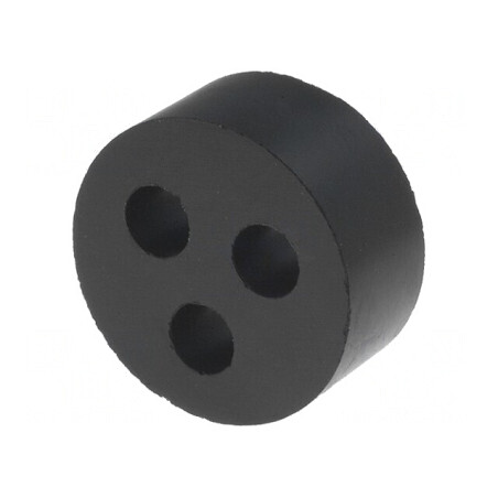 Insert Presetupă 5mm M25 IP54 Cauciuc NBR 3 Orificii | Electronic-mag.ro | Componente Electronice