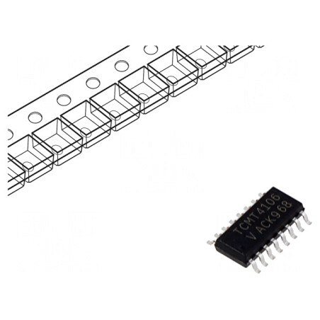 Optocuplor SMD cu 4 ieșiri tranzistor, 3,75kV, 70V | Electronic-mag.ro | Componente Electronice