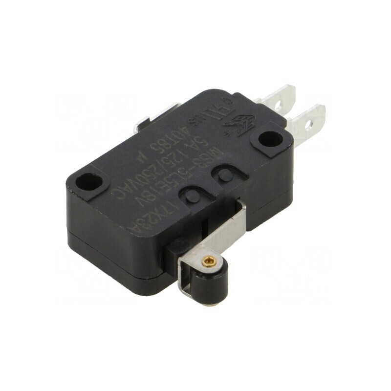Microîntrerupător cu Manetă și Rolă 5A 250VAC | Electronic-mag.ro | Componente Electronice
