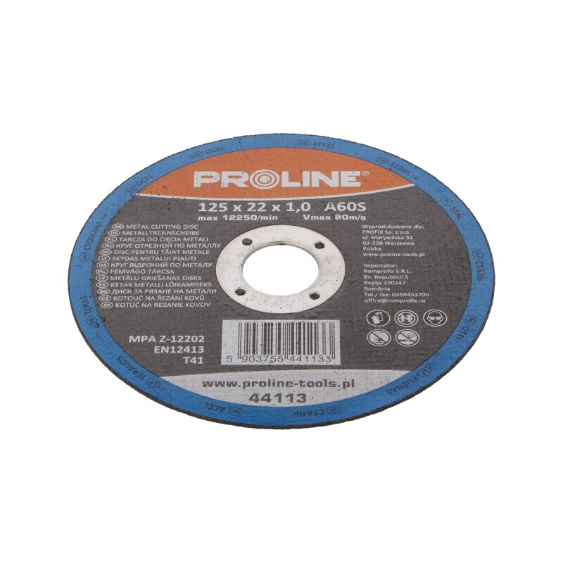 Disc de Tăiere Oțel 125mm 1mm | Electronic-mag.ro | Componente Electronice