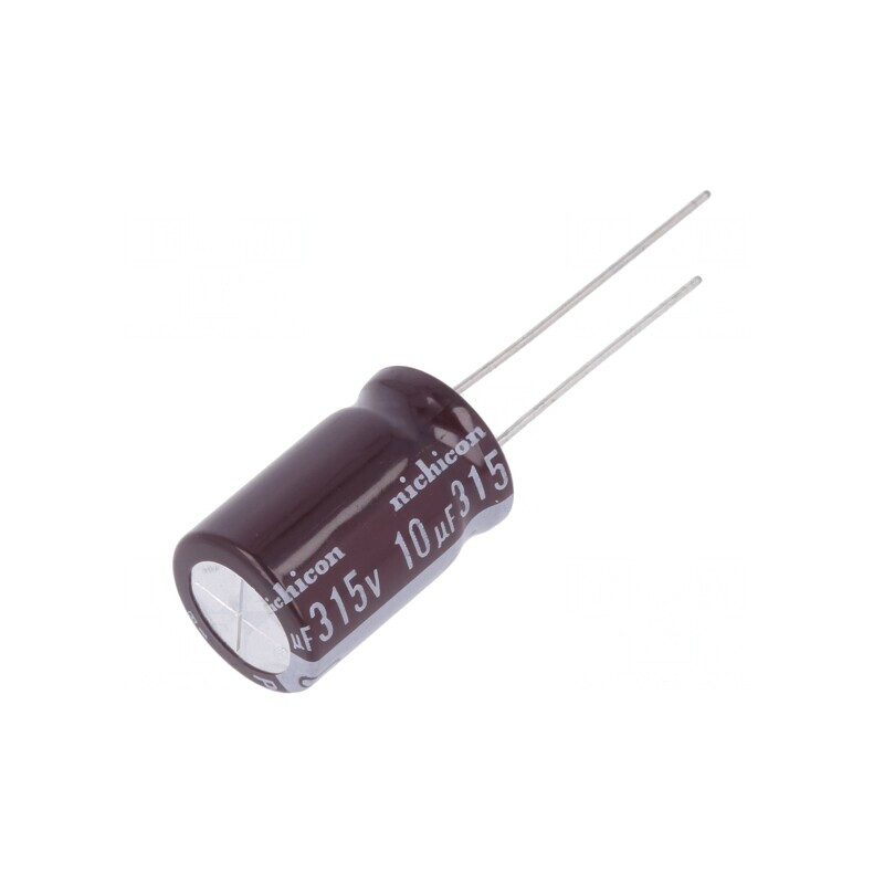 Condensator electrolitic low ESR 10uF 315VDC 12.5x20mm THT | Electronic-mag.ro | Componente Electronice