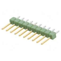 Conector pini tată 10 pini 2,54mm drept AMPMODU MOD II | Electronic-mag.ro | Componente Electronice