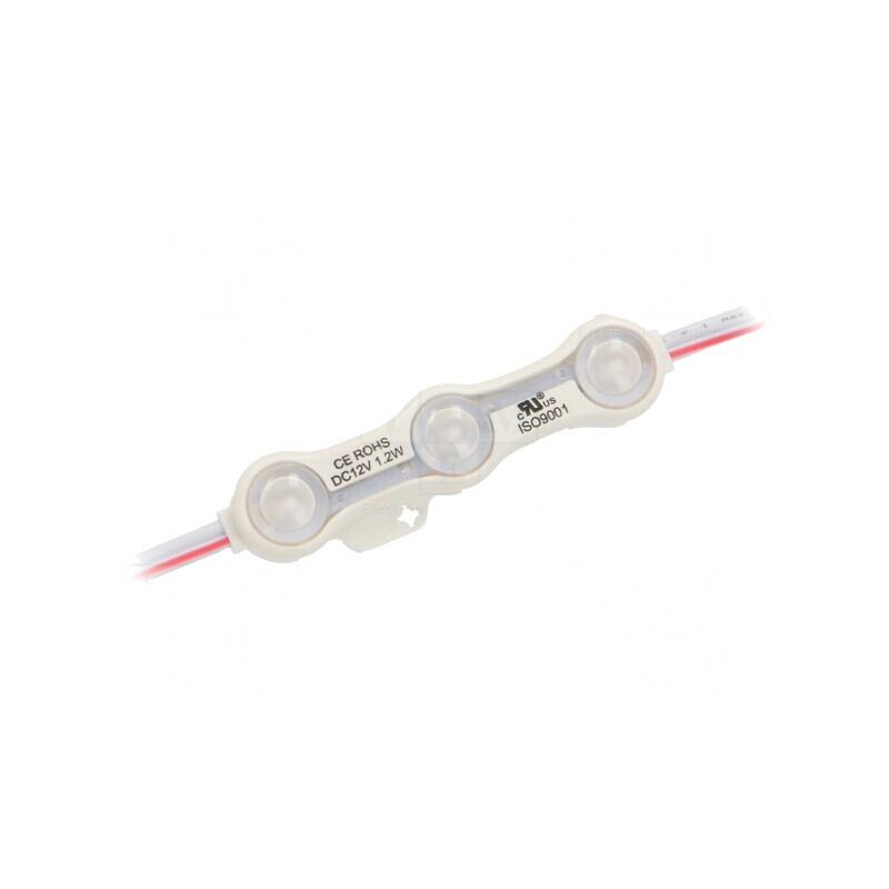LED Roșie 1,2W IP68 12V 160° 3 Diode 5730 66x15mm | Electronic-mag.ro | Componente Electronice LED Roșie 1,2W IP68 12V 160° 3 Diode 5730 66x15mm | Electronic-mag.ro | Componente Electronice