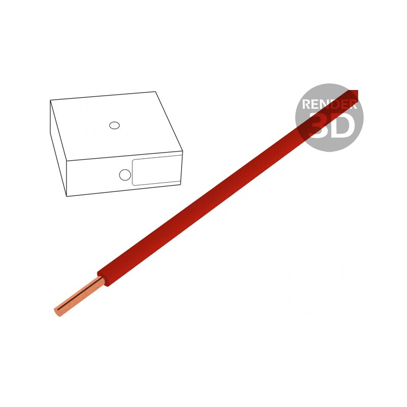 Cablu Electric H07V-U 2.5mm2 Cu PVC Roșu 100m | Electronic-mag.ro | Componente Electronice Cablu Electric H07V-U 2.5mm2 Cu PVC Roșu 100m | Electronic-mag.ro | Componente Electronice