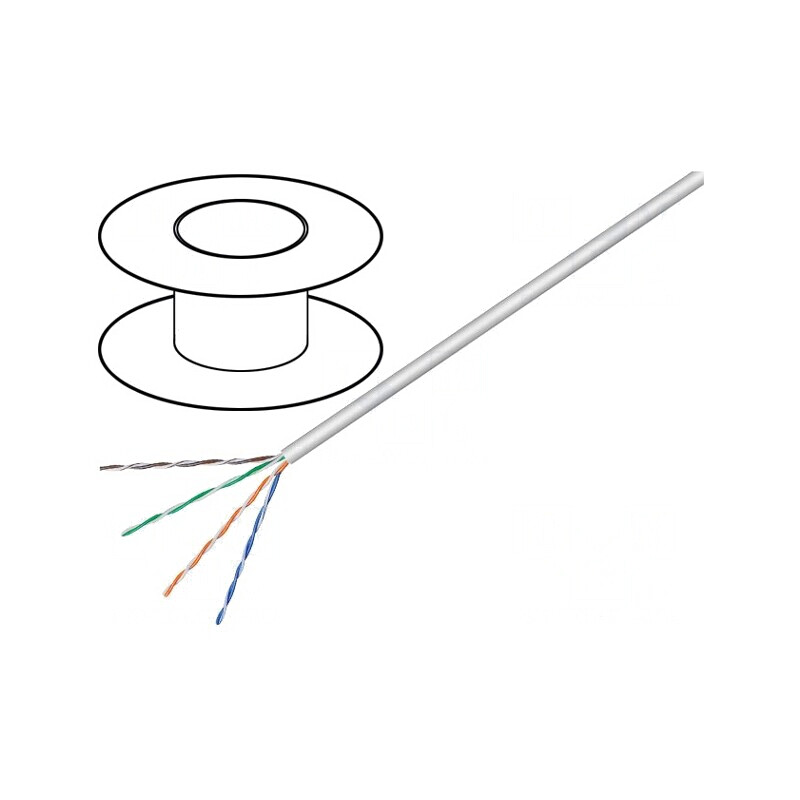 Cablu UTP Cat6 100m PVC Gri | Electronic-mag.ro | Componente Electronice