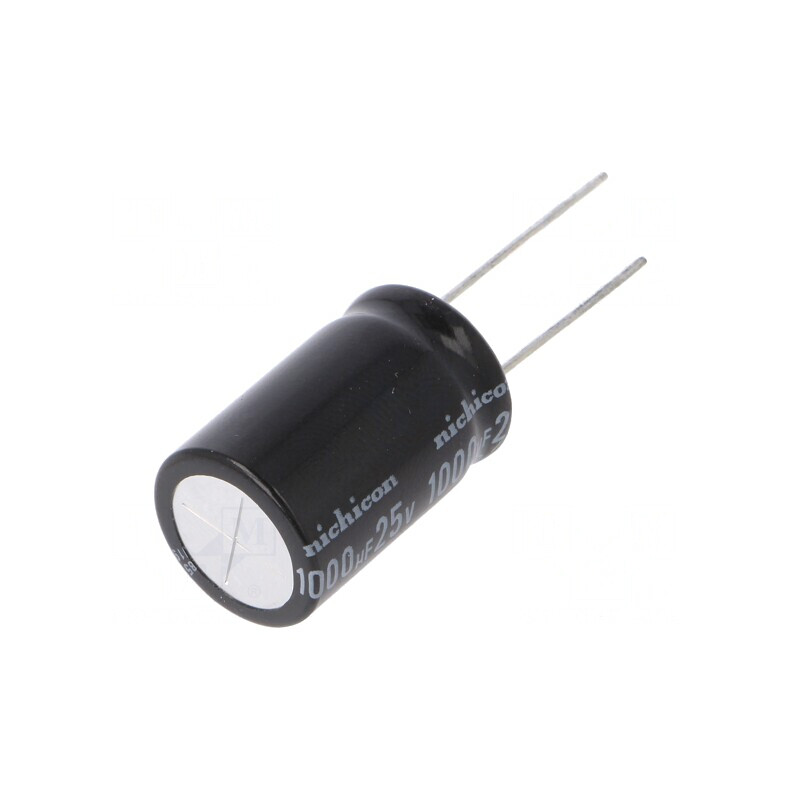 Condensator electrolitic bipolar THT 1000uF 25V 16x27mm | Electronic-mag.ro | Componente Electronice