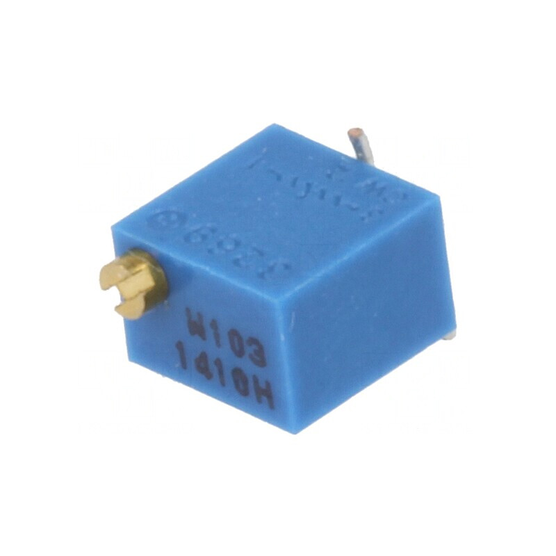Potentiometru Multitura 10kΩ SMD 250mW Vertical | Electronic-mag.ro | Componente Electronice