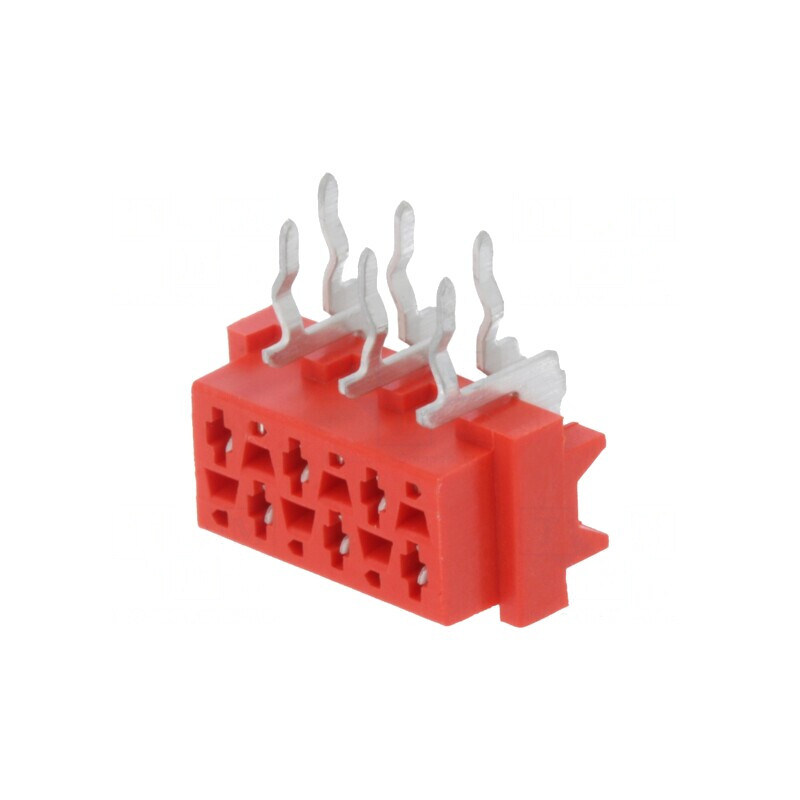 Micro-MaTch Soclu Mamă 6 Pin THT PCB 2x3 | Electronic-mag.ro | Componente Electronice