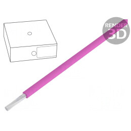 Cablu PVC Cu 1,5mm2 Roz | Electronic-mag.ro | Componente Electronice