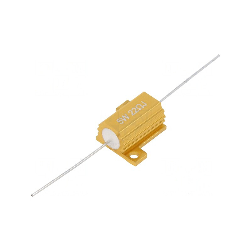 Rezistor bobinat 22Ω 5W axial | Electronic-mag.ro | Componente Electronice