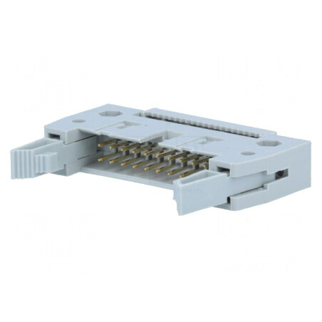 Mufă IDC tată 20 pini cu ejector pentru cablu-bandă 1,27mm | Electronic-mag.ro | Componente Electronice