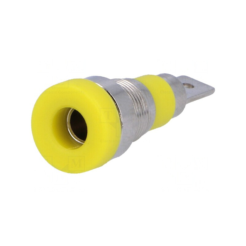 Soclu Banană Galben 4mm 24A 60VDC Pe Panou | Electronic-mag.ro | Componente Electronice Soclu Banană Galben 4mm 24A 60VDC Pe Panou | Electronic-mag.ro | Componente Electronice