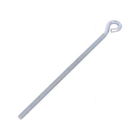 Cârlig inelar oțel zincat 180mm | Electronic-mag.ro | Componente Electronice