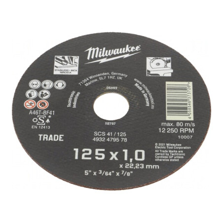 Disc de Tăiere 125mm 22,23mm 1mm | Electronic-mag.ro | Componente Electronice