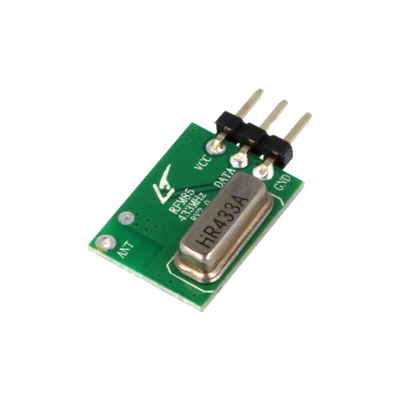 Transmițător RF AM ASK/ OOK 433,92MHz 3,6-5,5V 12dBm THT | Electronic-mag.ro | Componente Electronice Transmițător RF AM ASK/ OOK 433,92MHz 3,6-5,5V 12dBm THT | Electronic-mag.ro | Componente Electronice