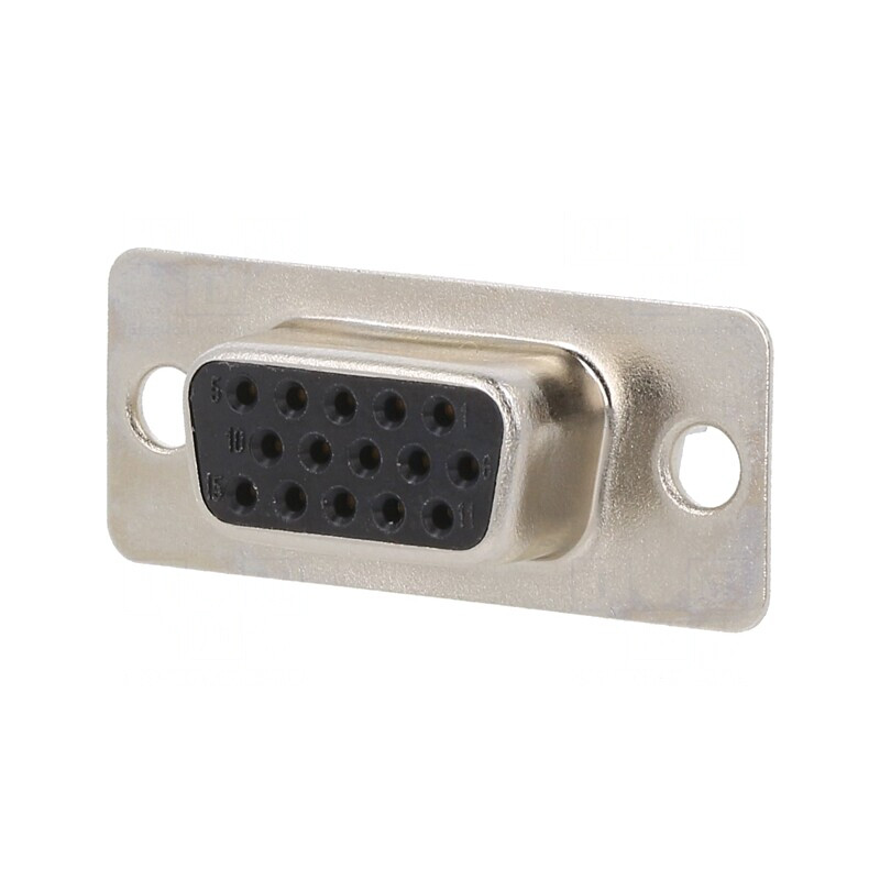 Conector D-Sub 15 pini soclu mamă pentru panou drept lipire | Electronic-mag.ro | Componente Electronice Conector D-Sub 15 pini soclu mamă pentru panou drept lipire | Electronic-mag.ro | Componente Electronice