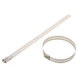Colier de strângere oțel inoxidabil 250mm x 12mm | Electronic-mag.ro | Componente Electronice