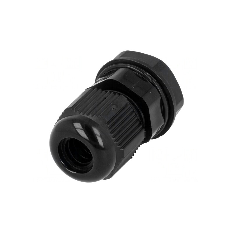 Garnitură de etanşare neagră M12 IP68 poliamidă | Electronic-mag.ro | Componente Electronice