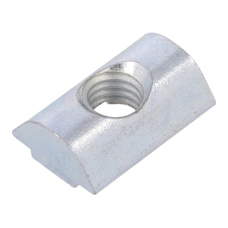 Piuliţă oţel zinc M6 pentru profile 6mm în T | Electronic-mag.ro | Componente Electronice