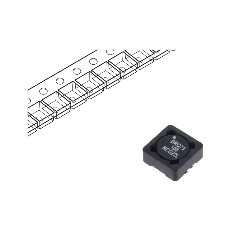 Inductor SMD 10uH 2.08A 65.6mΩ ±20% | Electronic-mag.ro | Componente Electronice Inductor SMD 10uH 2.08A 65.6mΩ ±20% | Electronic-mag.ro | Componente Electronice