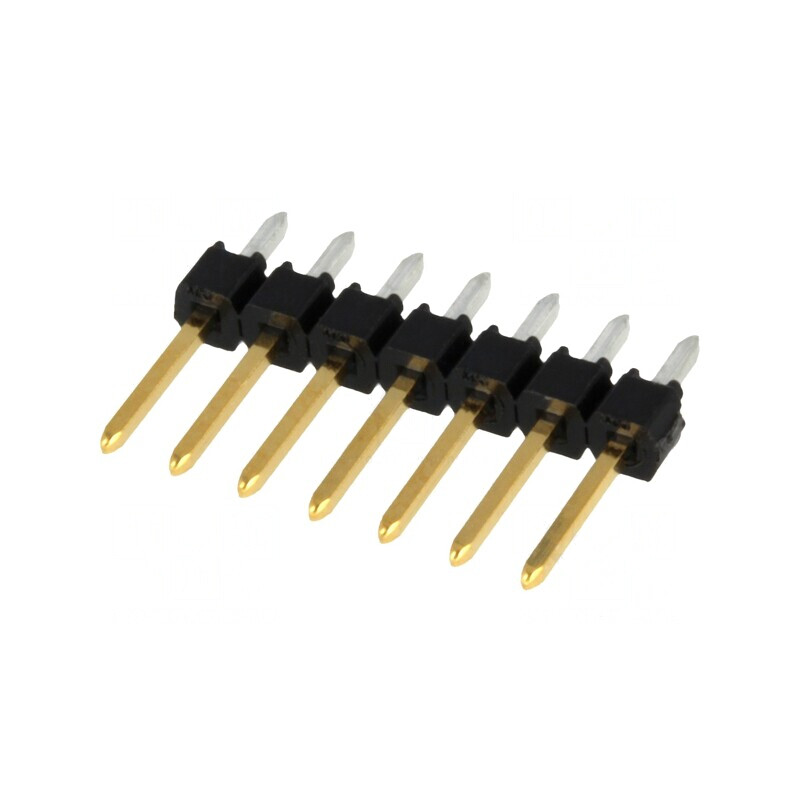 Conector pini tată 7 pini 2,54mm THT | Electronic-mag.ro | Componente Electronice