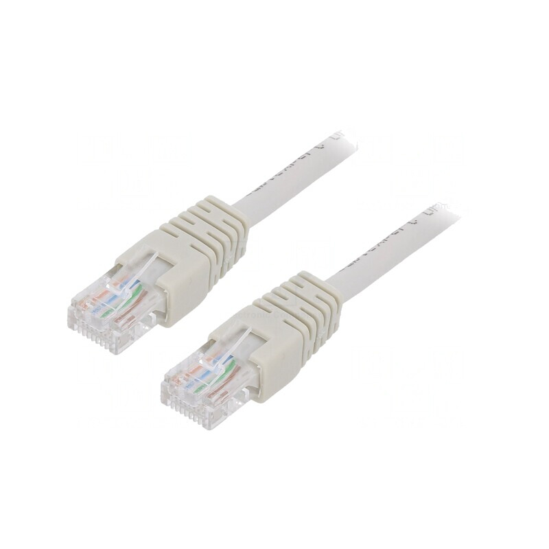 Cablu Patch Cord UTP Cat5e 1.5m Gri PVC | Electronic-mag.ro | Componente Electronice