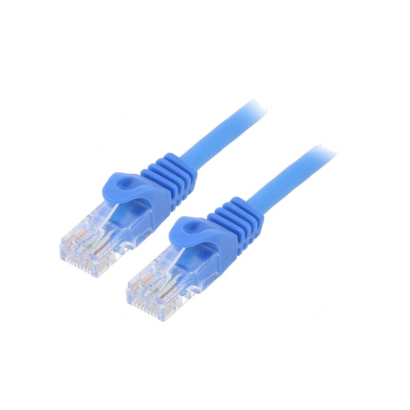 Patch Cord UTP Cat6 Albastru 0.5m | Electronic-mag.ro | Componente Electronice