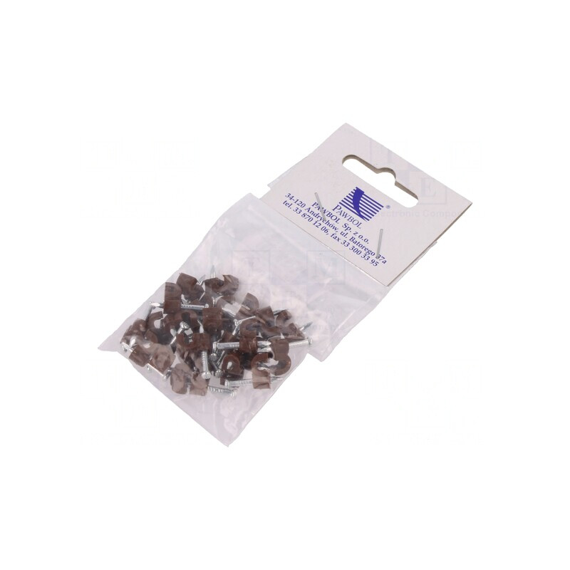 Element de susținere maro cu cui 3mm, 25 bucăți | Electronic-mag.ro | Componente Electronice Element de susținere maro cu cui 3mm, 25 bucăți | Electronic-mag.ro | Componente Electronice