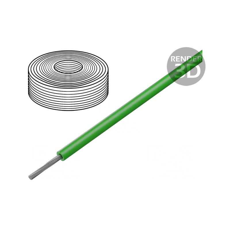 Cablu Silicon Verde 1x1,5mm2 100m | Electronic-mag.ro | Componente Electronice
