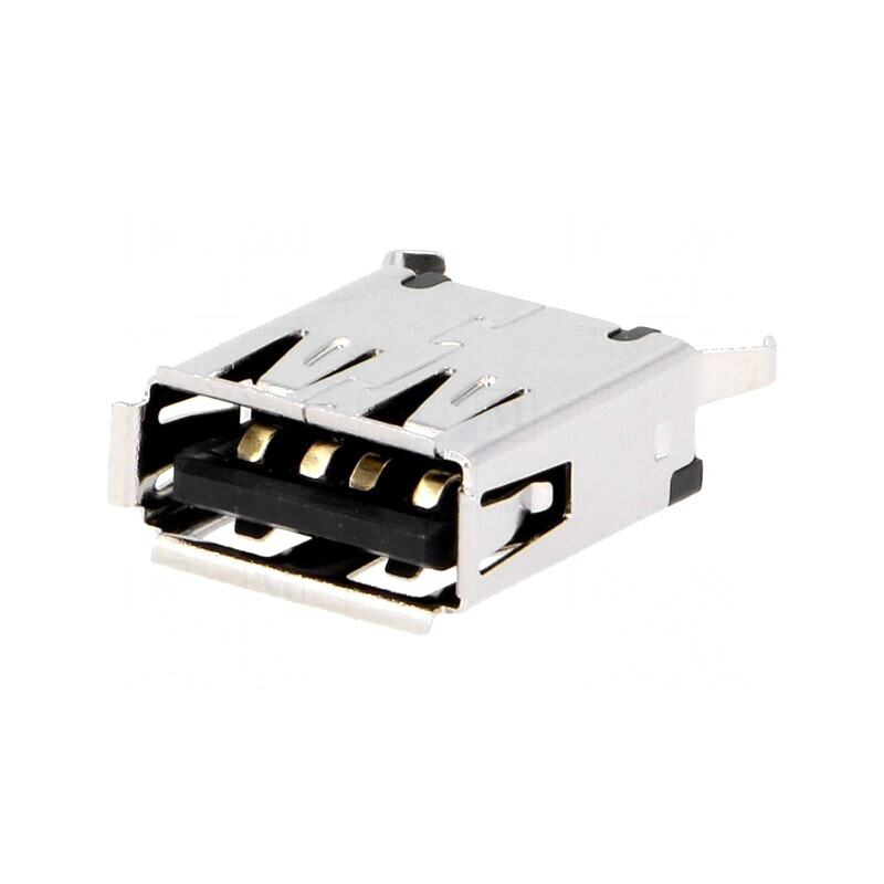 Conector USB A PCB THT 2.0 Aurit | Electronic-mag.ro | Componente Electronice