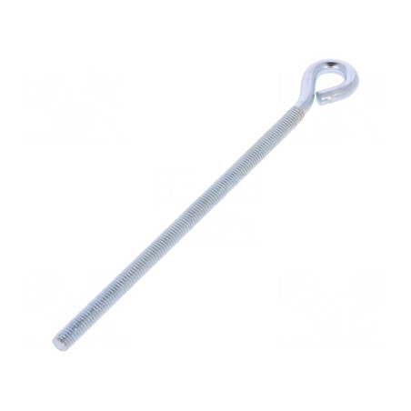 Cârlig inelar oțel zincat 150mm | Electronic-mag.ro | Componente Electronice