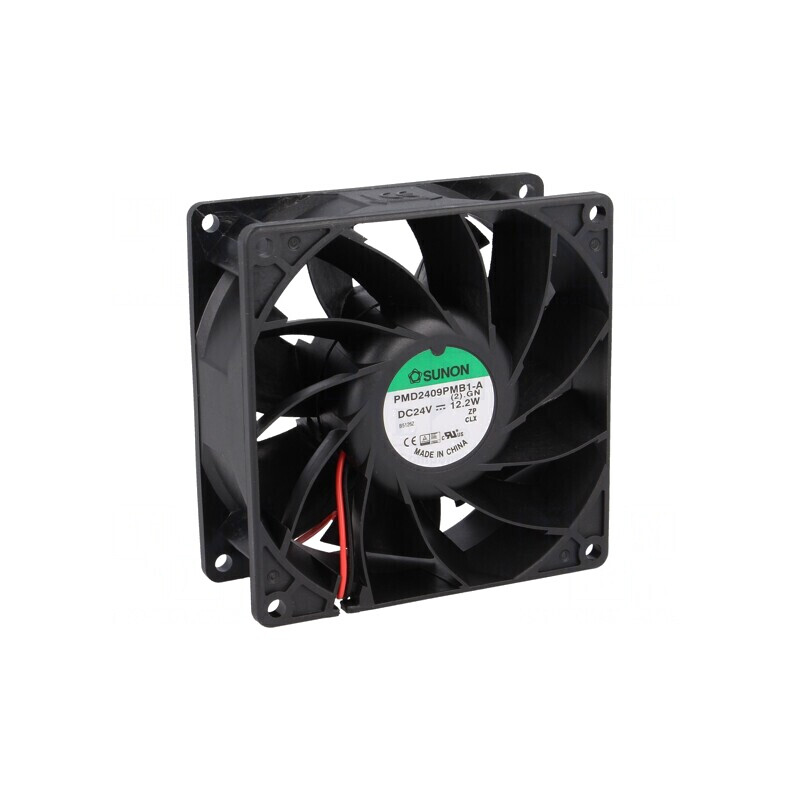 Ventilator DC Axial 24V 92x92x38mm 204.21m3/h 57.6dBA | Electronic-mag.ro | Componente Electronice