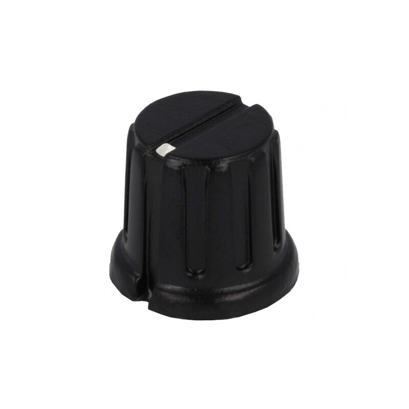 Buton rotativ cu flanșă bachelită 6,35mm | Electronic-mag.ro | Componente Electronice
