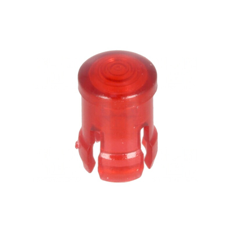 Lentilă LED Rotundă Roșie 3mm | Electronic-mag.ro | Componente Electronice