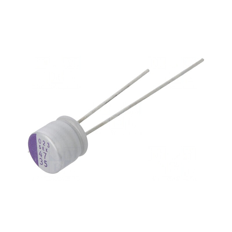 Condensator Polimeric 47uF 35V THT | Electronic-mag.ro | Componente Electronice