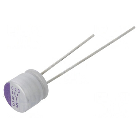 Condensator Polimeric 47uF 35V THT | Electronic-mag.ro | Componente Electronice