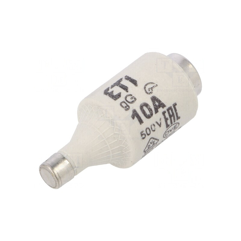Siguranță ceramică gG 10A 500V DII | Electronic-mag.ro | Componente Electronice