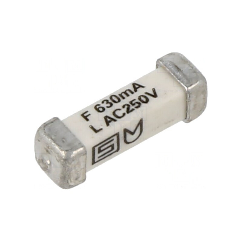 Siguranță ardere rapidă 630mA SMD 250VAC 125VDC | Electronic-mag.ro | Componente Electronice