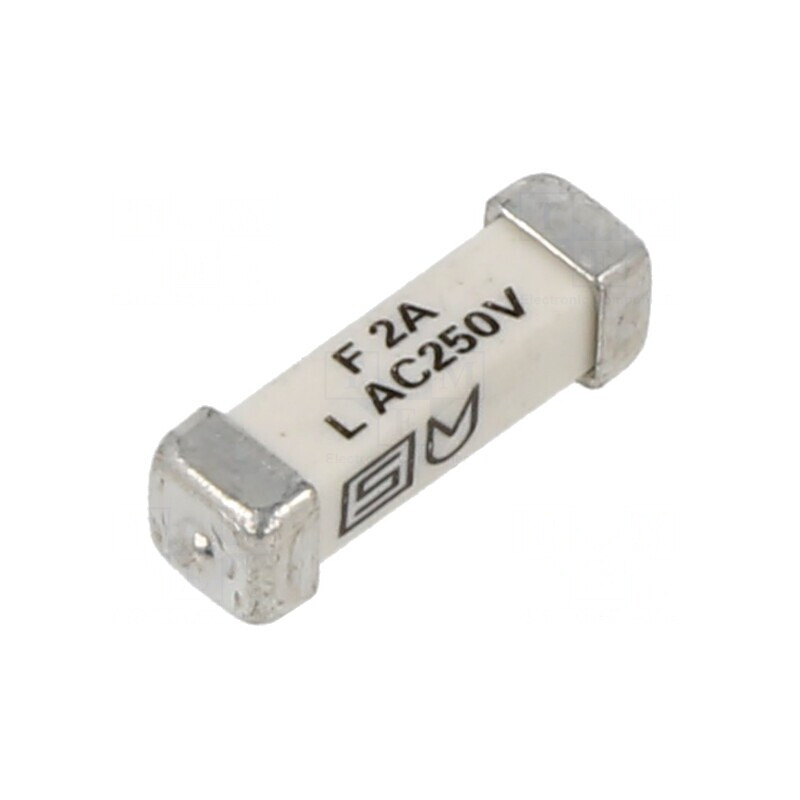Siguranță Rapidă 2A 250VAC 125VDC SMD Cupru | Electronic-mag.ro | Componente Electronice